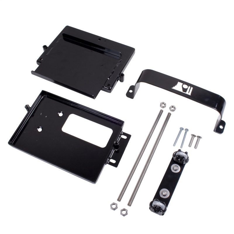 Jeep Wrangler Battery Tray - Rugged Ridge - Dual - Black - `97-`06